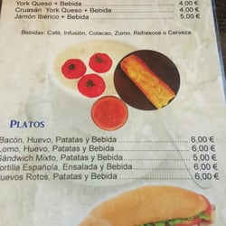 Cafeteria Ugarit - Menu