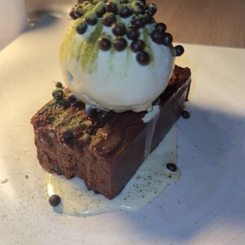 Mrs Fish - Matcha ice cream chocolate brownie - Cocktail Bars Near Me - Los Angeles, California