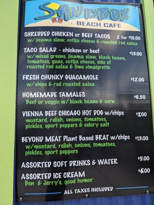 Menu photo 2 Sandbox Beach Cafe Chicago, IL
