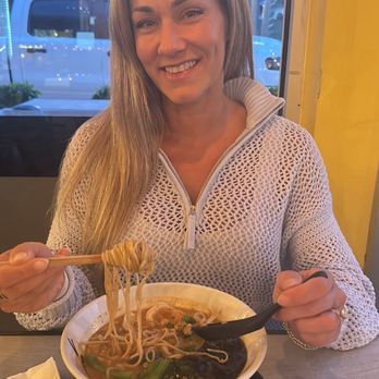 Ramen Lab Eatery-Delray Beach - Red curry ramen and I added an egg! - Ramen Near Me - Delray Beach, Florida