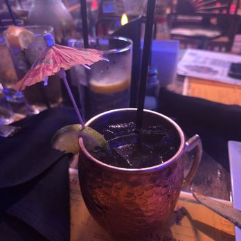 Central Shore - Peach Bourbon Smash - Lounges Near Me - Virginia Beach, Virginia
