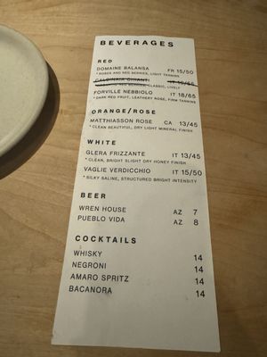 Menu photo 8 Anello Tucson, AZ