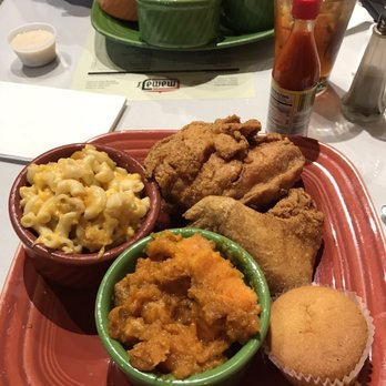 Mama J's Kitchen - Fried chicken, corn muffin, macaroni and cheese, candied yams - Soul Food Near Me - Richmond, Virginia