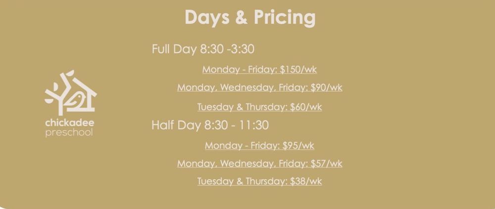 Chickadee Preschool - childcare center in Warren, OH