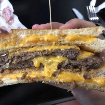 Spectators SBG - Grilled Cheese Peanut Butter Cheeseburger - Sports Bars Near Me - Altoona, Iowa Spectators SBG - Grilled Cheese Peanut Butter Cheeseburger - Sports Bars Near Me - Altoona, Iowa