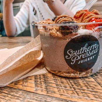 Southern Pressed Juicery - a cup of ice cream and strawberries - Juice Bars & Smoothies Near Me - Greenville, South Carolina Southern Pressed Juicery - a cup of ice cream and strawberries - Juice Bars & Smoothies Near Me - Greenville, South Carolina