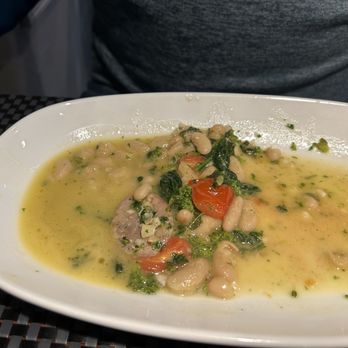 Trattoria Valona - Sausage and brocolli rabe with cannellini and tomatoes in a garlic, butter wine sauce - Italian Near Me - Hatboro, Pennsylvania