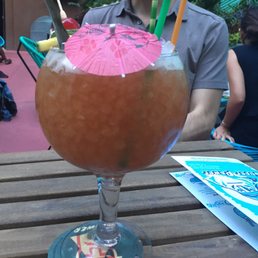 John the beachcomber. Large. Definitely is about three drinks.