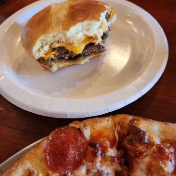 The Outpost by Valley Farm - Tiny Hamburger w nothing on it and tiny pizza too. Waste of money. - Barbeque Near Me - Mount Laguna, California The Outpost by Valley Farm - Tiny Hamburger w nothing on it and tiny pizza too. Waste of money. - Barbeque Near Me - Mount Laguna, California