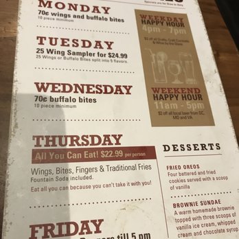 Buffalo Wing Factory  - American Near Me - Reston, Virginia