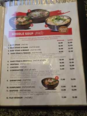 Menu photo 7 Surprise Pho Vietnamese Restaurant Surprise, AZ Menu photo 7 Surprise Pho Vietnamese Restaurant Surprise, AZ
