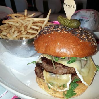 Deville Dinerbar - The Circus burger. Look at that BRIE! - Diners Near Me - Montreal, Quebec Deville Dinerbar - The Circus burger. Look at that BRIE! - Diners Near Me - Montreal, Quebec