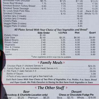 Jack's Bar-B-Que - Menu seems great - Barbeque Near Me - Nashville, Tennessee Jack's Bar-B-Que - Menu seems great - Barbeque Near Me - Nashville, Tennessee