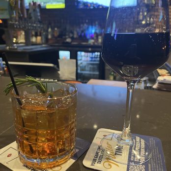 Grillestone - Trying out the new maple bourbon old fashioned and a glass of Cabernet - New American Near Me - Old Bridge Township, New Jersey Grillestone - Trying out the new maple bourbon old fashioned and a glass of Cabernet - New American Near Me - Old Bridge Township, New Jersey