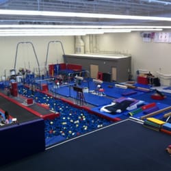 Gymnastics and Recreation Center - Inside, much bigger than the old Madison St location