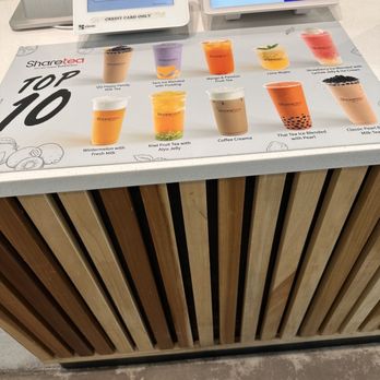 Share Tea - a variety of drinks on display - Bubble Tea Near Me - Charlotte, North Carolina