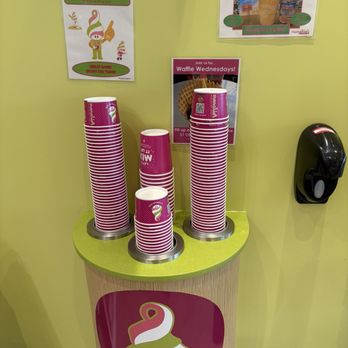 Menchie's Frozen Yogurt - Cup station - Desserts Near Me - Algonquin, Illinois Menchie's Frozen Yogurt - Cup station - Desserts Near Me - Algonquin, Illinois