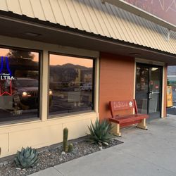 La Bikina Mexican Restaurant - Out front of the restaurant