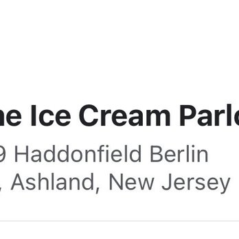 The Ice Cream Parlour - The address - Ice Cream & Frozen Yogurt Near Me - Cherry Hill, New Jersey The Ice Cream Parlour - The address - Ice Cream & Frozen Yogurt Near Me - Cherry Hill, New Jersey