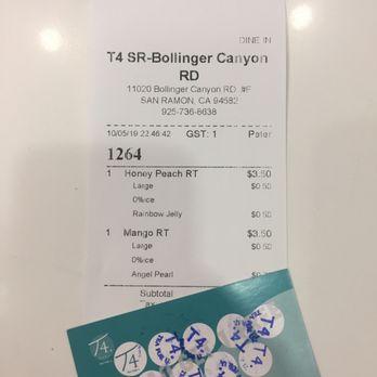 T4 - Bubble Tea Near Me - San Ramon, California