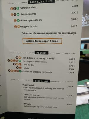 Menu photo 3 El Fogón de Pedro Madrid, M