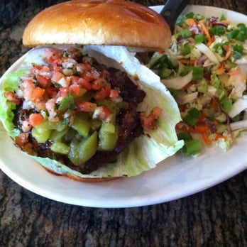 BJ's Restaurant & Brewhouse - BBQ bison burger - Pizza Near Me - Modesto, California