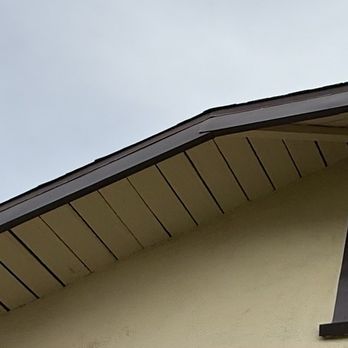 Green Ladder Roofing Company - Backyard fascia cover and attic frame fascia cover. - Roofing Near Me - Pasadena, California