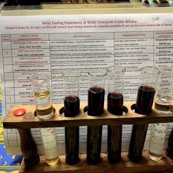 Waltz Vineyards - a sample of wine tasting equipment - Wine Tasting Room Near Me - Lititz, Pennsylvania