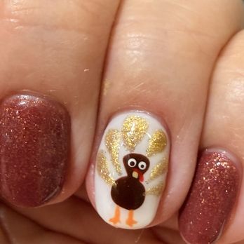 Noella Nail Spa - Thanksgiving nail. Noella Nail Salon. Avon CT - Nail Salons Near Me - Avon, Connecticut