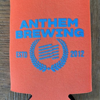 Anthem Brewing Company - Free cooly they gave me with my case. Thanks! - Breweries Near Me - Oklahoma City, Oklahoma