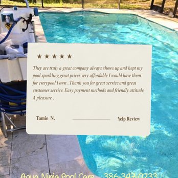 Aqua Ninja Pool Care - Pool Cleaners Near Me - Palm Coast, Florida Aqua Ninja Pool Care - Pool Cleaners Near Me - Palm Coast, Florida
