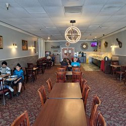 Inside restaurant