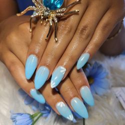 Blue nails