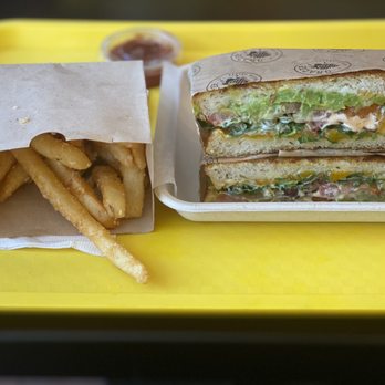 Grater Grilled Cheese - Avocado Grilled Cheese & Side Pommes Frites - American Near Me - Irvine, California