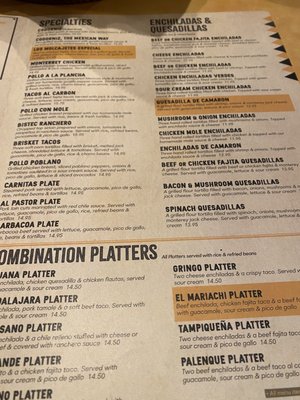 Menu photo 4 Los Molcajetes Mansfield, TX