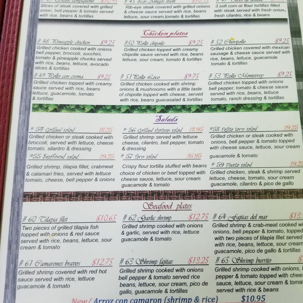Los Amigos 2 - Menu #4 - Mexican Near Me - Cottonwood, Alabama Los Amigos 2 - Menu #4 - Mexican Near Me - Cottonwood, Alabama