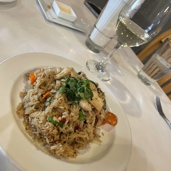 Bodhi Thai Bistro - Thai Basil w/chicken Fried Rice - Thai Near Me - Berwyn, Illinois Bodhi Thai Bistro - Thai Basil w/chicken Fried Rice - Thai Near Me - Berwyn, Illinois
