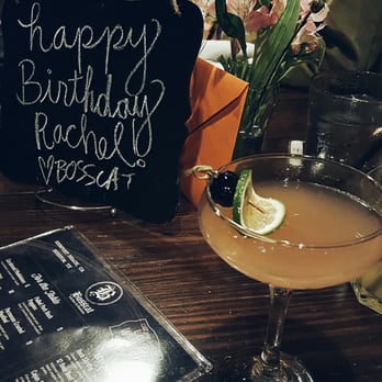 Bosscat Kitchen & Libations - The Hemmingway was absolutely amazing. And they put flowers and a sign on the table for my birthday! - New American Near Me - Irvine, California Bosscat Kitchen & Libations - The Hemmingway was absolutely amazing. And they put flowers and a sign on the table for my birthday! - New American Near Me - Irvine, California