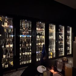 Wine selection.