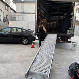 Jake offloading truck Jake offloading truck