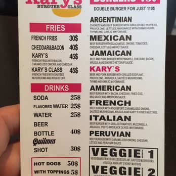 Kary's Burguer Class - Burgers Near Me - Buenos Aires, C
