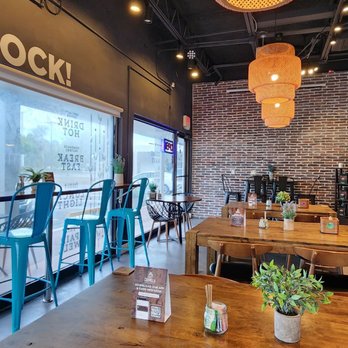 Carmela Coffee - Inside seating - Cafes Near Me - Pompano Beach, Florida