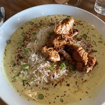 Finch - Fried chicken with spicy curry over rice yummy! - American Near Me - Wildomar, California Finch - Fried chicken with spicy curry over rice yummy! - American Near Me - Wildomar, California