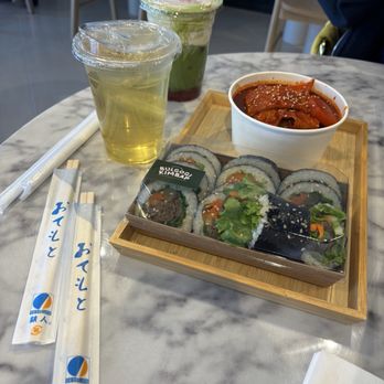 May Picnic Table - Bulgogi Kimbap Tteokbokki Strawberry matcha Iced green tea - Sandwiches Near Me - Edmond, Oklahoma May Picnic Table - Bulgogi Kimbap Tteokbokki Strawberry matcha Iced green tea - Sandwiches Near Me - Edmond, Oklahoma