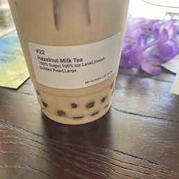Hazelnut Milk Tea Hazelnut Milk Tea