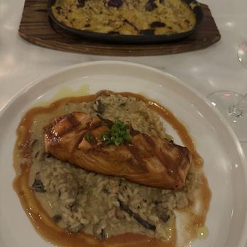 Francesco Restaurant - Salmon a la miel and aji de gallina canneloni - Peruvian Near Me - Coral Gables, Florida Francesco Restaurant - Salmon a la miel and aji de gallina canneloni - Peruvian Near Me - Coral Gables, Florida
