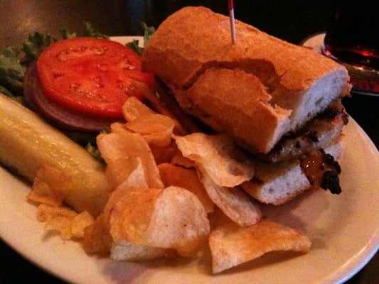 Photo of Two Bells Bar & Grill - Seattle, WA, US. Chicken sandwich