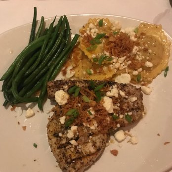Bonefish Grill - Seasonal dish. October 2018. Swordfish, pumpkin ravioli, green beans. - Seafood Near Me - Atlanta, Georgia Bonefish Grill - Seasonal dish. October 2018. Swordfish, pumpkin ravioli, green beans. - Seafood Near Me - Atlanta, Georgia