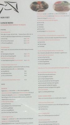 Menu photo 8 Non Viet Glasgow, GLG