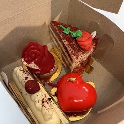 Assorted cakes for Valentines